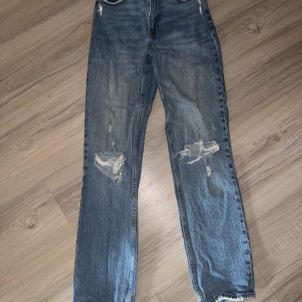 Abercrombie & Fitch Women’s High Rise Blue Jeans
